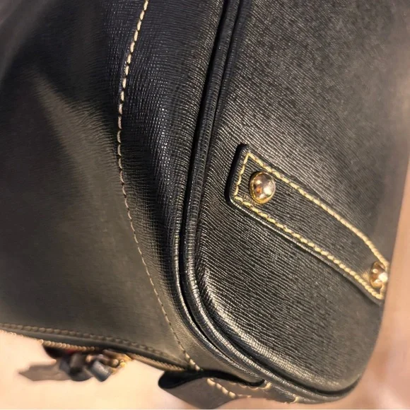 Dooney & Bourke Saffiano Satchel - Picture 6 of 13